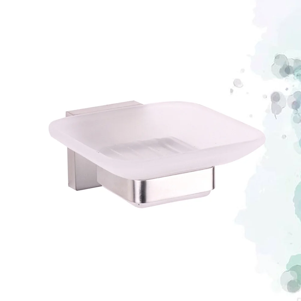 

304 Stainless Steel Soap Rack Wall Mount Brushed Finish Anti-Rust Concealed Screws Modern Bathroom Accessory