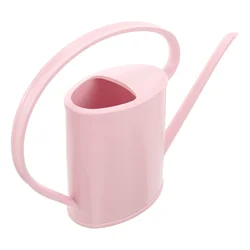 1.2L Pink Watering Can Long Spout Large Capacity Durable Ergonomic Handle Garden Supplies Outdoor Indoor Plants Flower