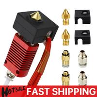 9Pcs 3D Printer Extruder Assembled Hot End Kit Extruder Hot End Kit for Creality Ender 3 Pro 3D Printer Parts