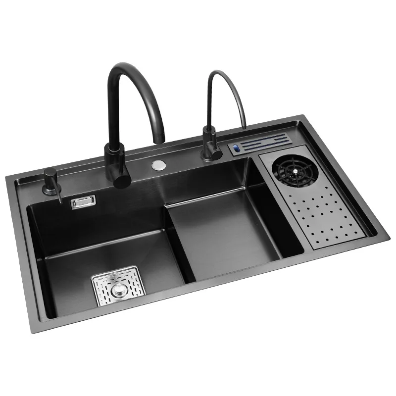 304 stainless steel vegetable basin kitchen sink large single sink under the counter basin sink