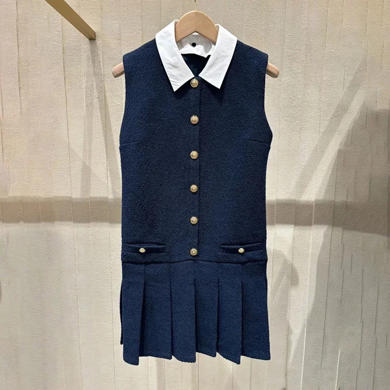 

Осенне-зимние женские элегантные костюмы 2021, мини-платье без рукавов с лацканами или тонкий жилет, пальто с длинными рукавами и лацканами