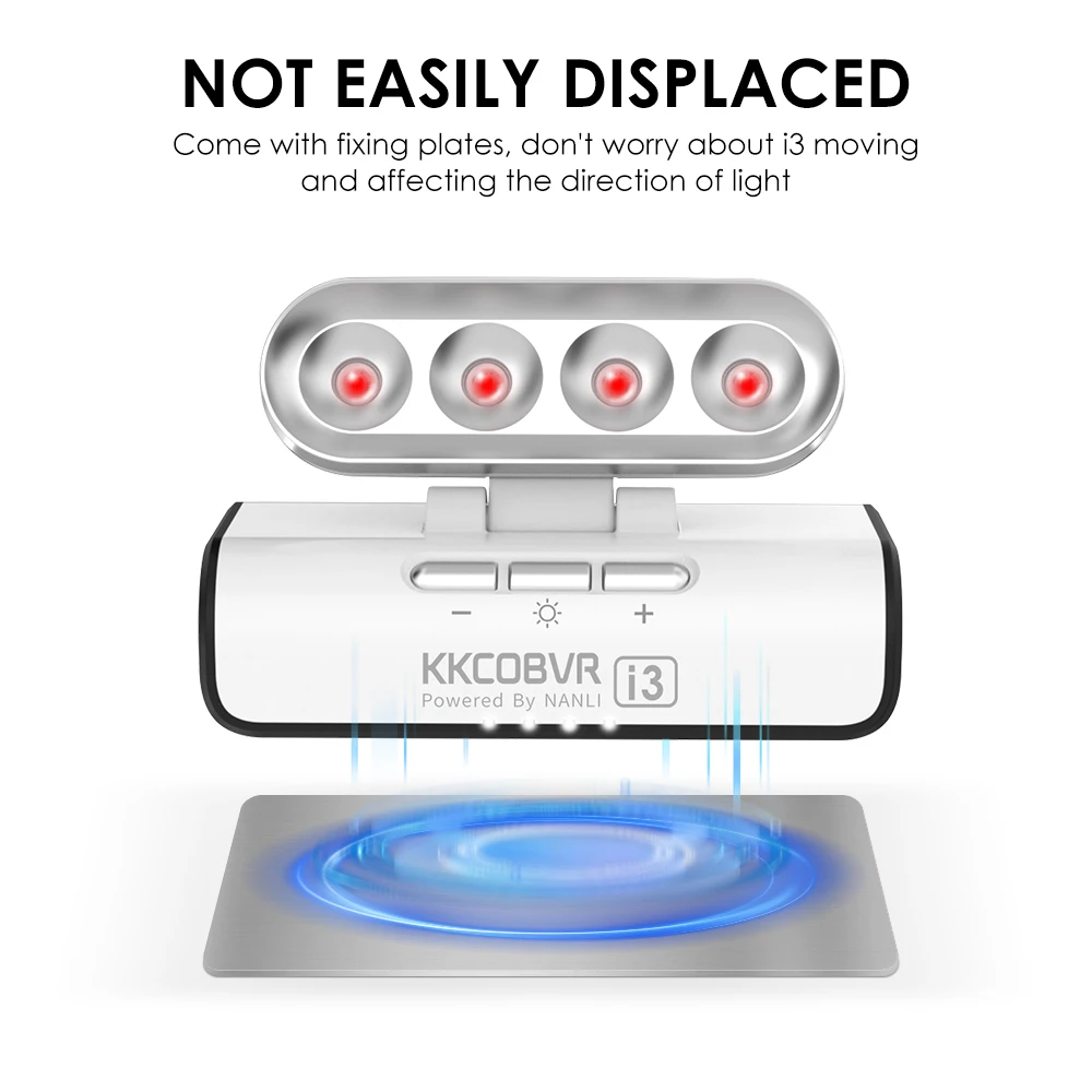 KKCOBVR i3 VR Infrared Light With battery Can Enhance Tracking Compatible For Quest 3/3S/2/1/pro, Apple Vision Pro,PICO 4