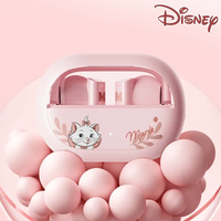 Disney QS-T18 TWS Wireless Bluetooth 5.4 Earphones with Mic HD Call Low Latency HiFi Stereo Sound Gaming Headphones Cute Headset