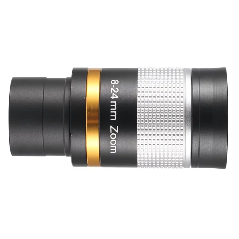 A25F-Per oculare con zoom per telescopio (8-24 mm) Lente ottica multistrato Messa a fuoco regolabile per accessori per l'osservazione dell'astronomia stellare