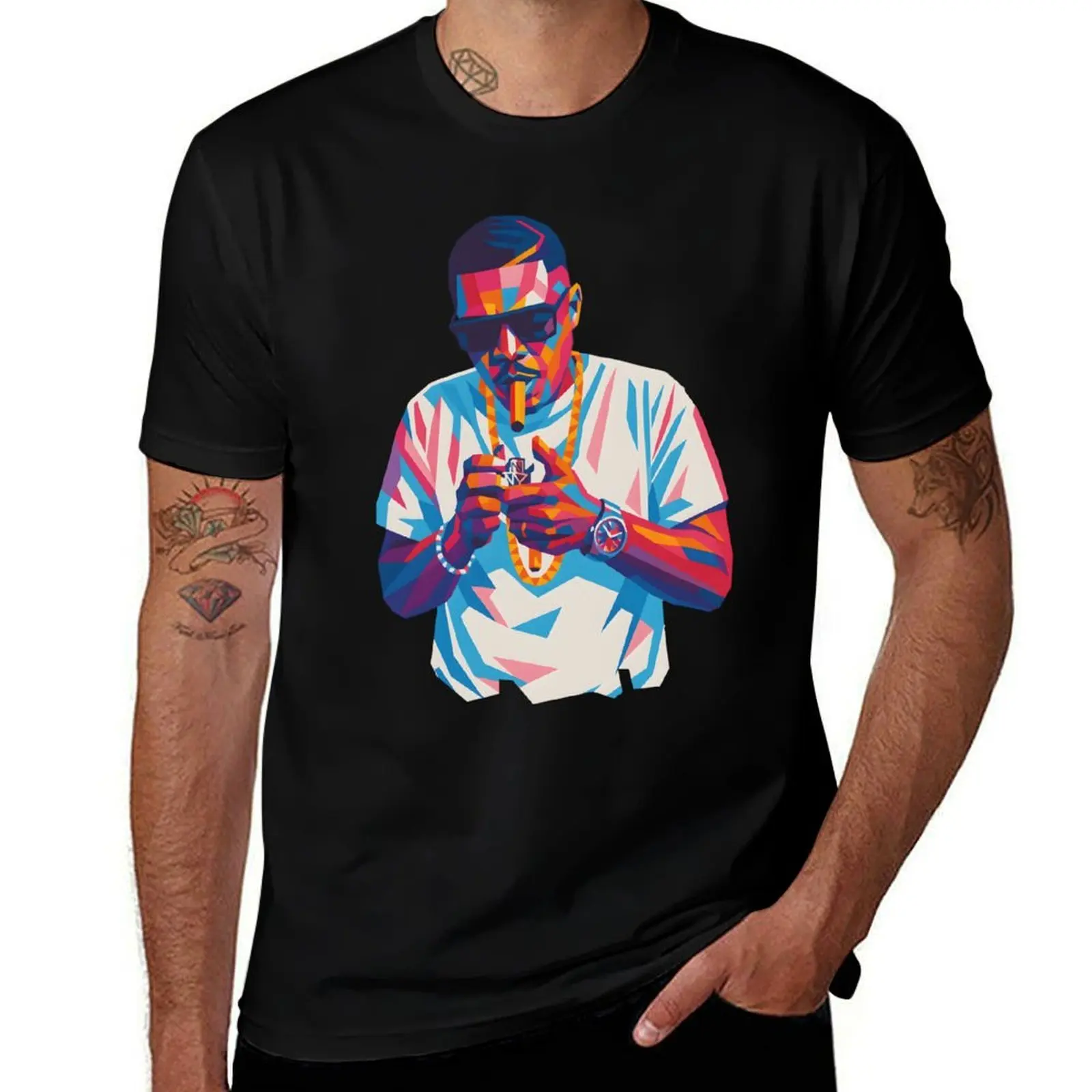 

POP ART - NAS T-Shirt shirts graphic tee kawaii clothes funny costumes T-shirts man big and tall t shirts for men