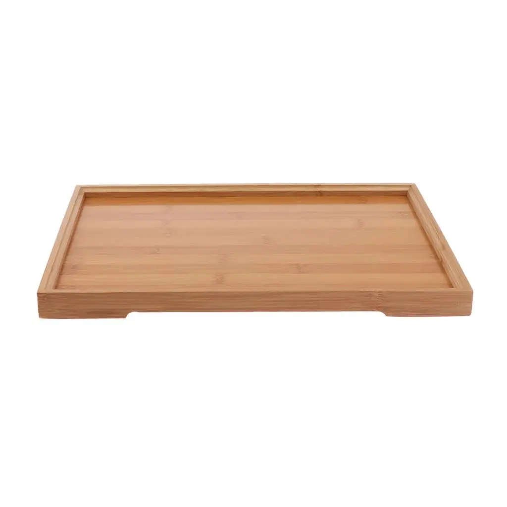 Retro Wooden Tray Handmade Wood Plate Decorative Trays for Table Tea Serving and Pastry Display for Home