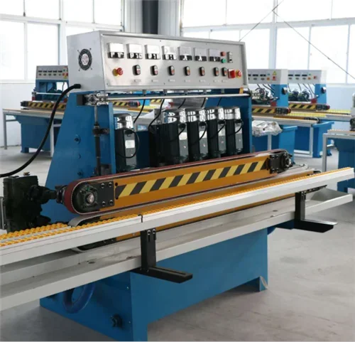 Versatile irregular glass grinding machine Six-head glass edge grinding machine