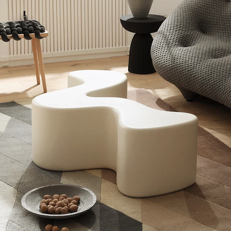 

Design Living Room Coffee Table Aesthetic Centerpiece Unique Nordic Side Table Modern Designer Cute Stolik Kawowy Furniture