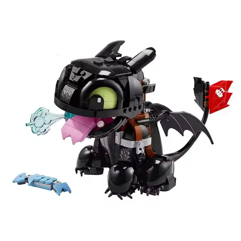 

2025 New Toothless Building Kit - Poseable Night Fury Model for Adult Collectors, Movie Fan Birthday Gift Display ﻿