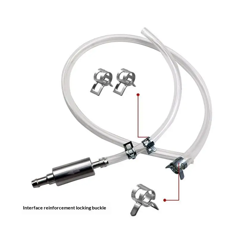 New#Motorcycle Brake Bleeder Hose Hydraulic Brake Caliper Oil Bleed Tool Kit For Motorbike Scooter ATV Brake System Maintenance