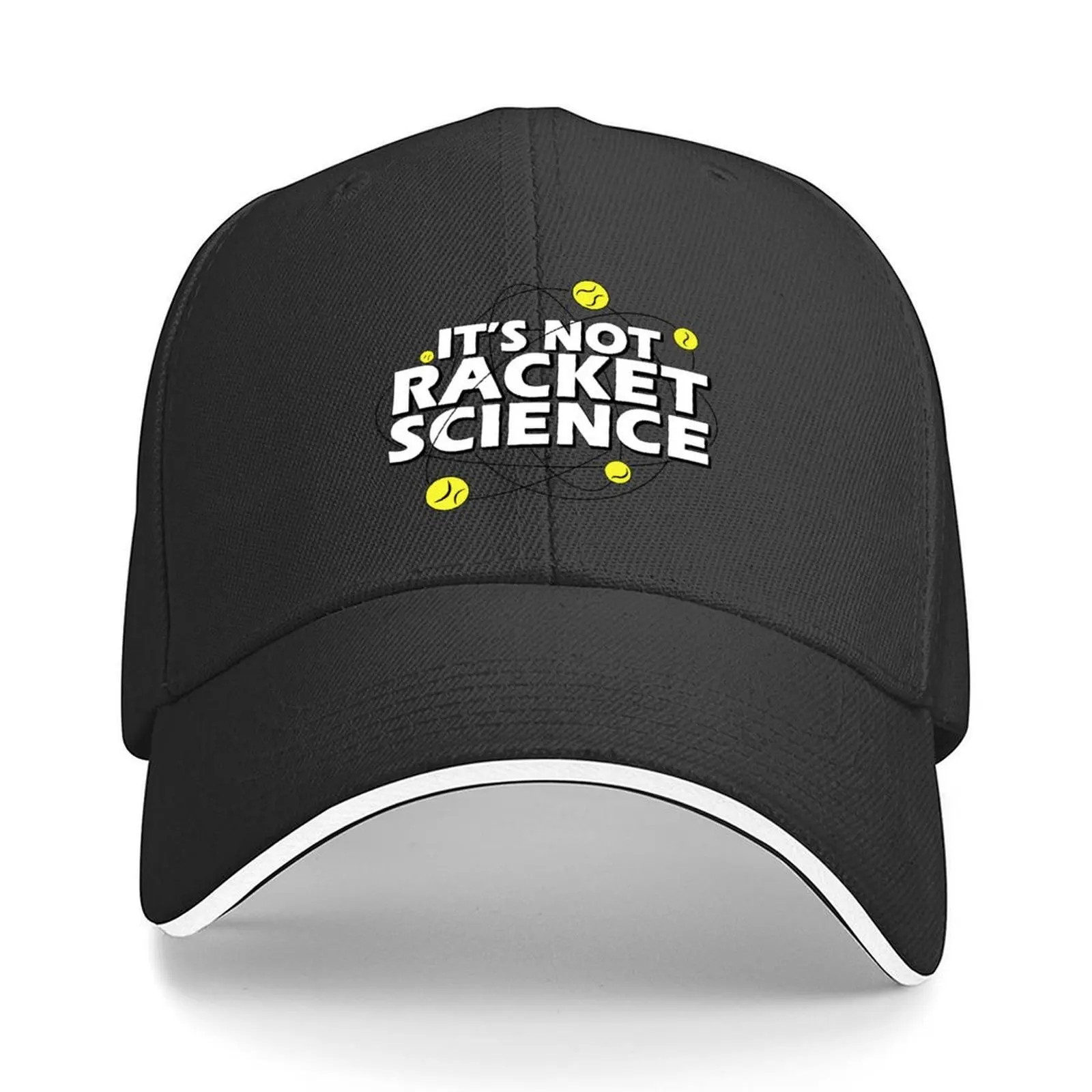 

Бейсбольная кепка It's Not Racket Science с термозащитным козырьком, новая шляпа, солнцезащитная шляпа для рыбалки, мужская для девочек