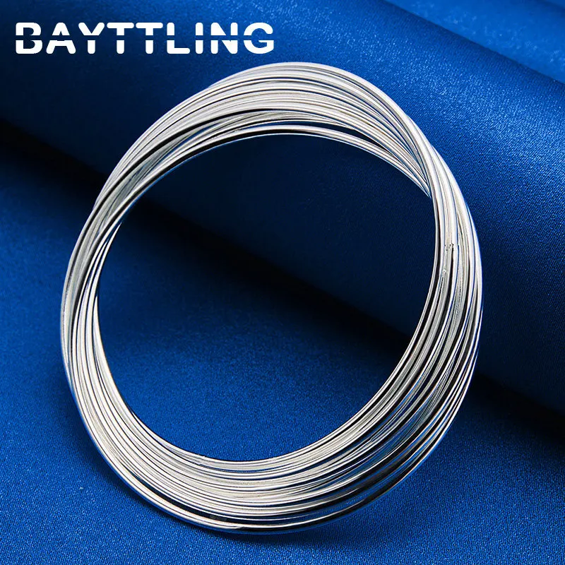 925er Sterlingsilber, 10 Kreise, exquisiter Armreif für Damen, modischer Charme, Party-Schmuck, Hochzeit, Verlobung, Geschenk