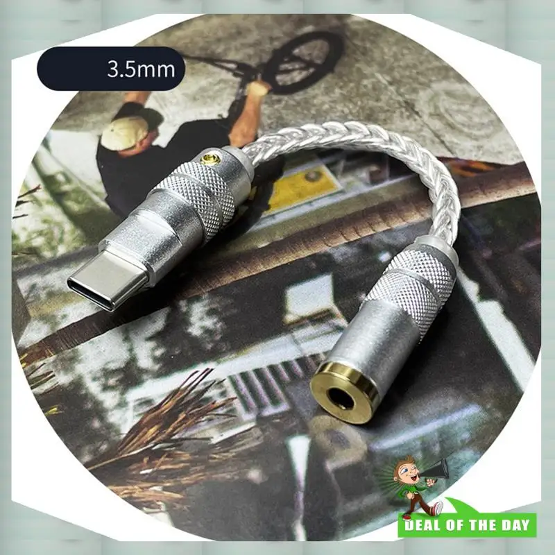 24-Hour Delivery ALC5686 USB Type C Earbuds DAC Headphone Amp With 3.5Mm Output Snr124db PCM 32Bit/384Khz For Android Window