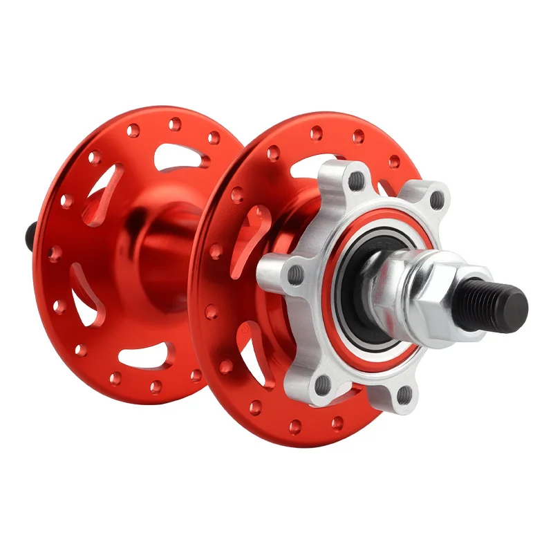 MUQZI 2Pcs 44mm 48mm Bike Hub Disk Disc Brake Rotor Adapter Freewheel Threaded Hubs 6 Bolt Flange MTB Road Bicycle Accessories