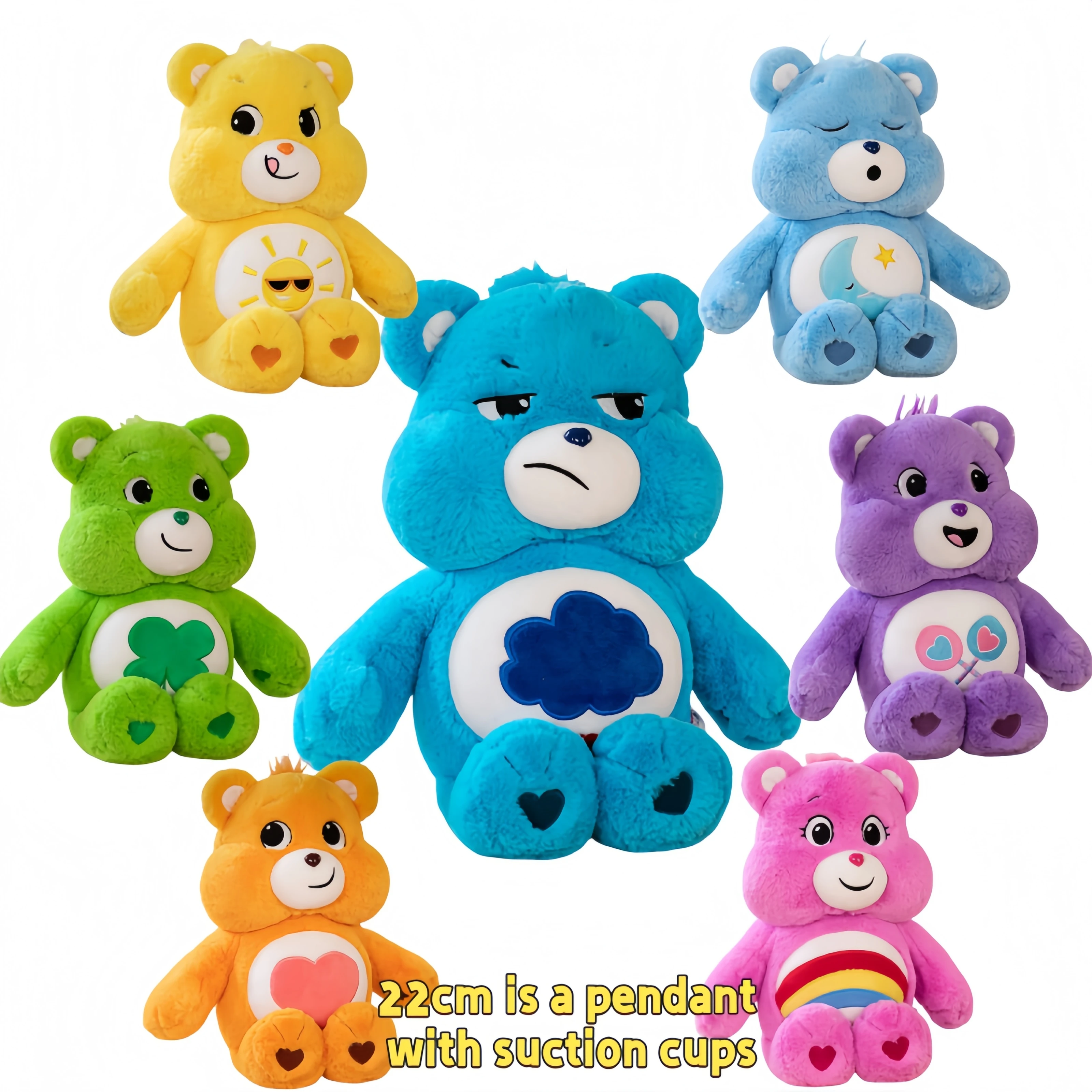 

Плюшевые игрушки Angry Rainbow Bear Lovely Care Bears, плюшевые игрушки, мягкие куклы, домашний декор, плюшевый мишка, плюшевые подушки для сна, подарок