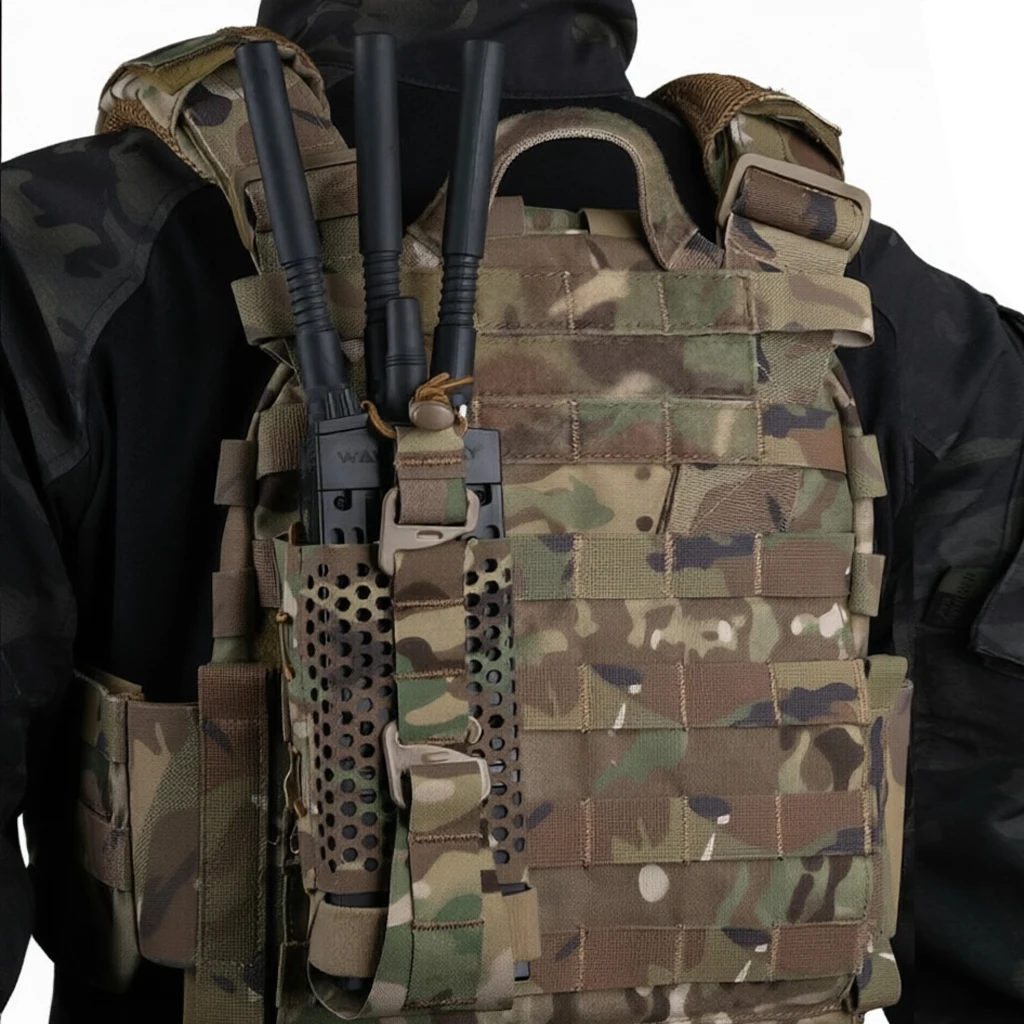 MPU5 ARC Tactical Walkie-Talkie Dummy Model AR-152 Radio Pouch Universal MOLLE Bag for Outdoor Airsoft Shooting Training Gear view 6