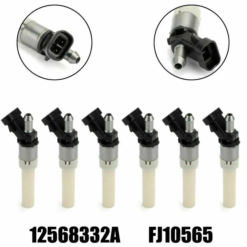 

6Pcs Fuel Injectors For 1996-2002 Chevy Astro Express GMC Safari Sierra 217-1516 2171516 217-3028 2173028 FJ10565 12568332A