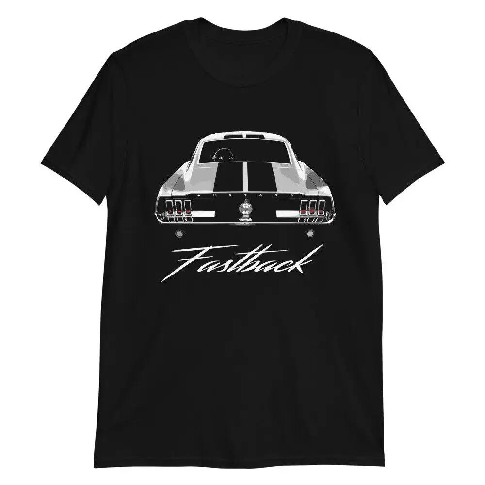 1967 Fastback Mustang Collector America Muscle Car Gift T-Shirt Short Sleeve Casual 100% Cotton O-Neck Summer Mens T-shirt