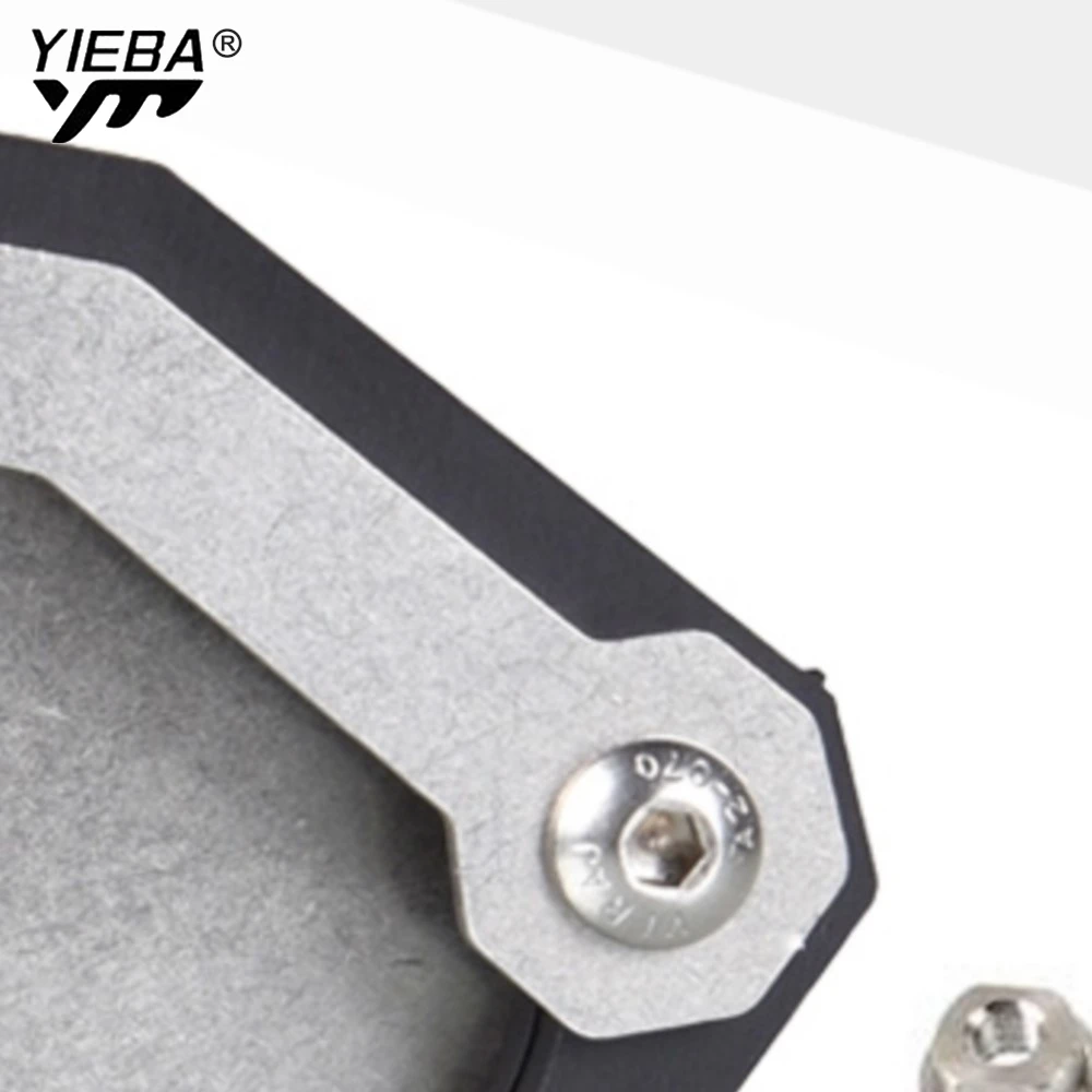 Motorcycle Kickstand Side Stand Extension Pad For Kawasaki Versys650 Z400 Ninja 400 ZH2 KLX125 KLX150 KLX230 KLX250 KLX230 R SM