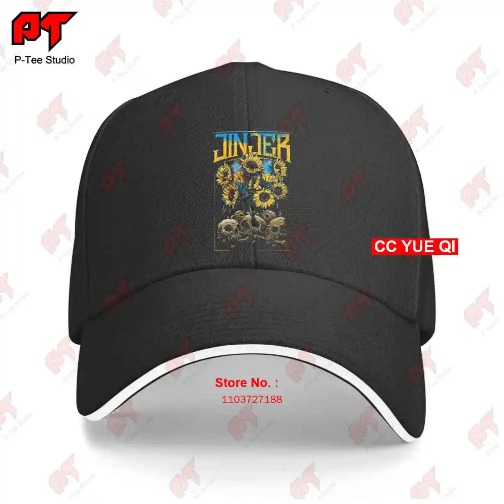 Retro Jinjer Band Skull Album Baseball Caps Truck Cap 41R8