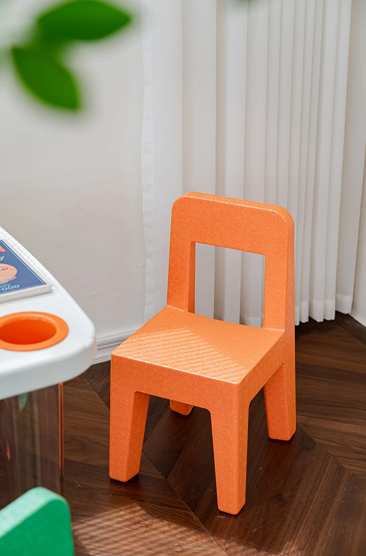 Plastic Study Desk and Chair Combinação, Nordic Household Escrita Desk, dopamina, jardim de infância