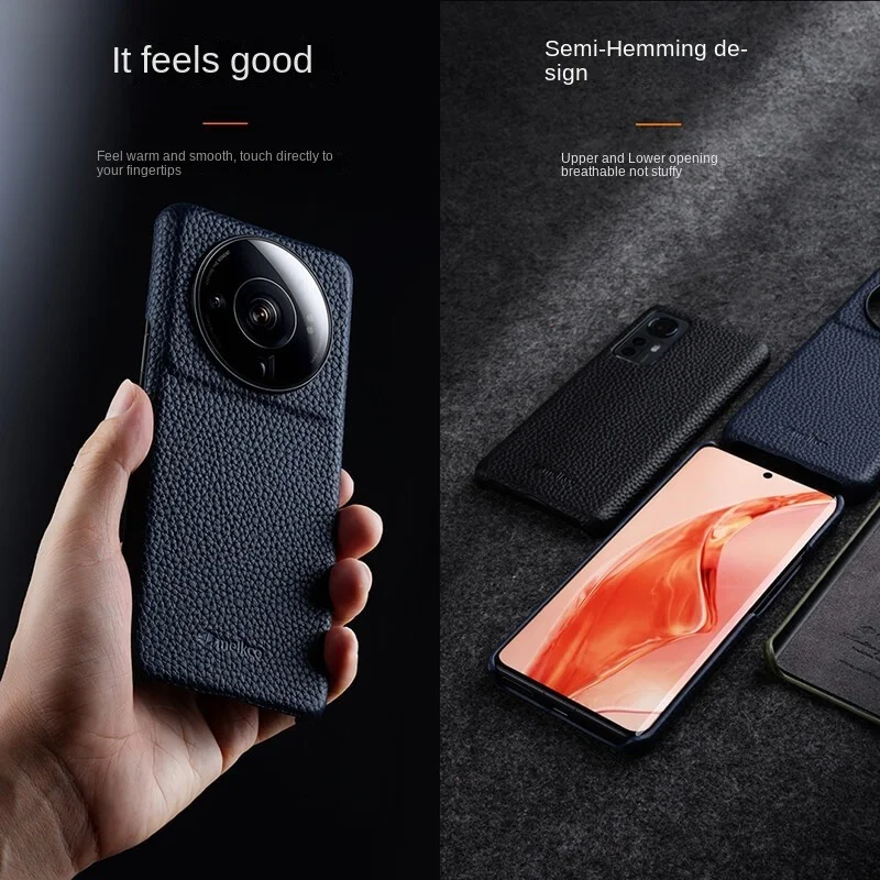 Melkco หนังวัวแท้สําหรับ Xiaomi Mi12S Ultra Mi 12 Pro Mi12X หรูหราธุรกิจสไตล์ปกหลัง