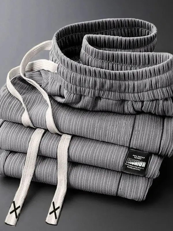 Plones de trabajo elásticos de seda de hielo, pierna recta hoada, resistentes al desgaste para trabajo en el sitio de c...