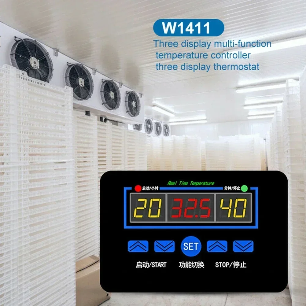 12V/220V Temperaturregler Programmierbarer Thermostat 220V Aquarium Thermoregulator XH-W1411 Home Smart Accessories