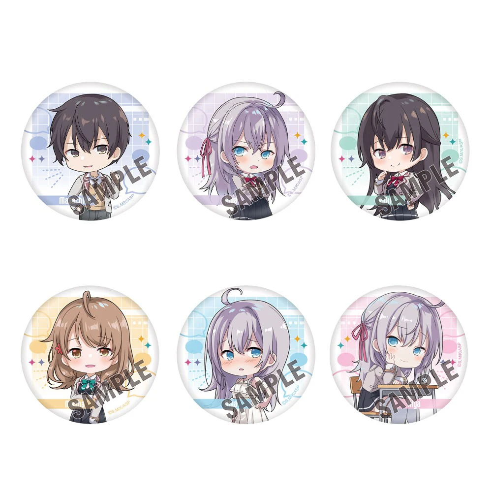 

Anime Alya Sometimes Hides Her Feelings in Russian Kuze Masachika Pins Badge Cosplay Cartoon Garniture Itabag Bedge Brooch DADGE