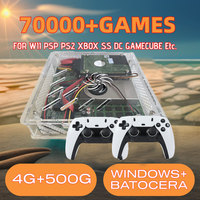 NEW Super Console U7 Plug and Play On TV 500GB HDD 70000+ Reto Games Windows11 4G RAM 80 Emulator for Wii PS2 SS DC PSP GAMECUBE