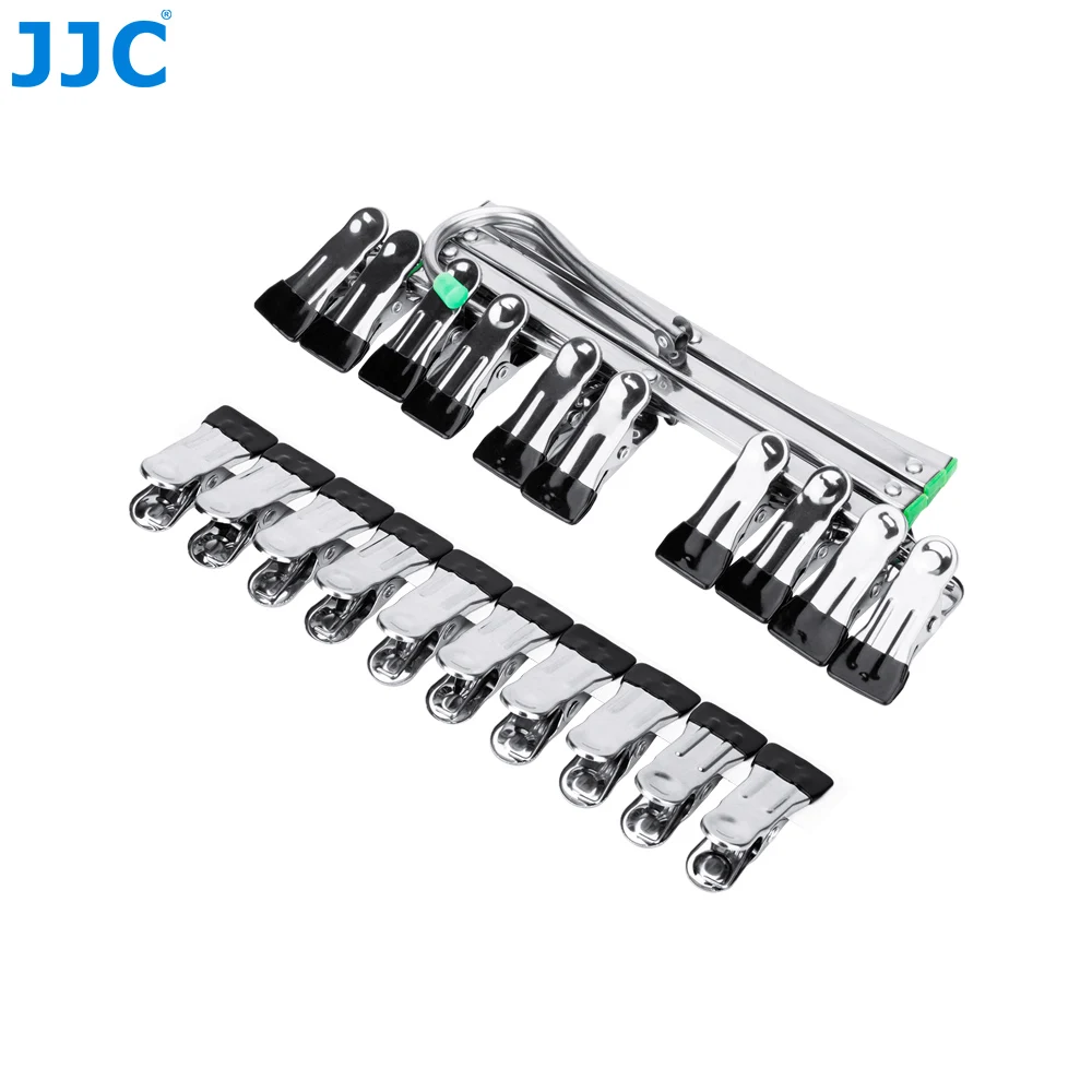 JJC فيلم غرفة المظلمة تجفيف سلبي إطار رف معلق شماعات قابلة للطي يندبروف 10 مقاطع لفيلم 35 مللي متر 120 4x5''