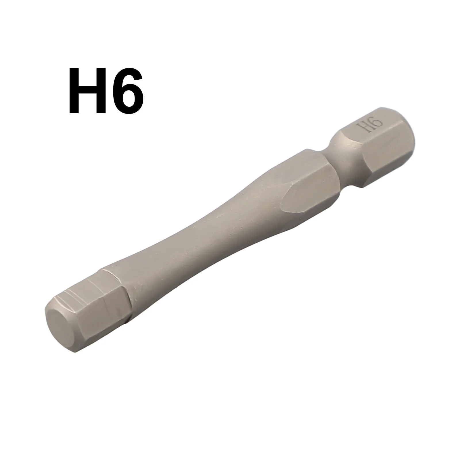 Conjunto de bits de chave de fenda magnética de haste hexagonal de 50 mm de alto desempenho para tamanhos H1 5 através de H6 ótimo para tarefas de melhoria da casa