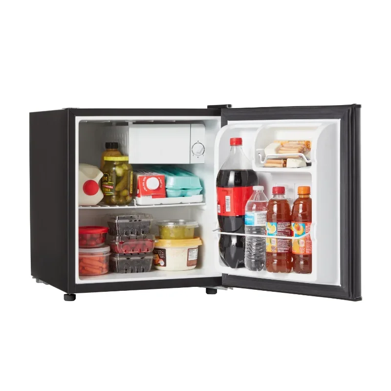 Galanz-Mini nevera de una sola Puerta, refrigerador negro, 1,7 Cu ft