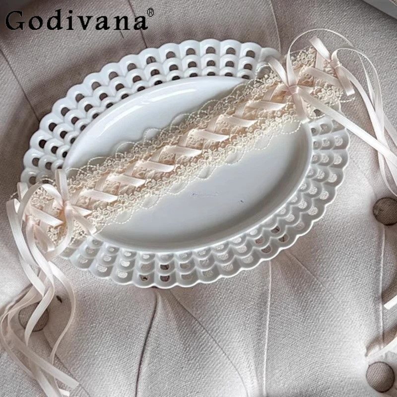 توليد اللون الدانتيل لوليتا القوس عقال النساء الأصلي اليدوية متعدد الألوان أغطية الرأس الإناث الصيف اليابانية عصابات