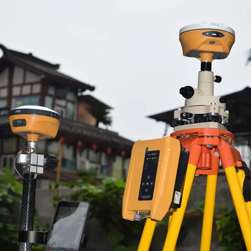 V200 measuring instrument accuracy measurement base and Rover GNSS GPS receiving base station