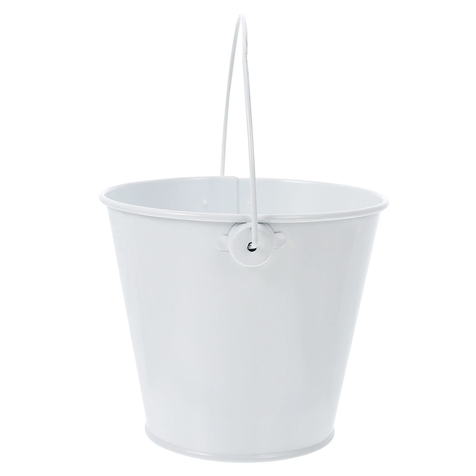 

1Pcs Iron Snack Bucket Heavy Duty Ice Container for Chilling Drinks Bar Beach Party Events Smooth Edge Wear-Resistant Beverage