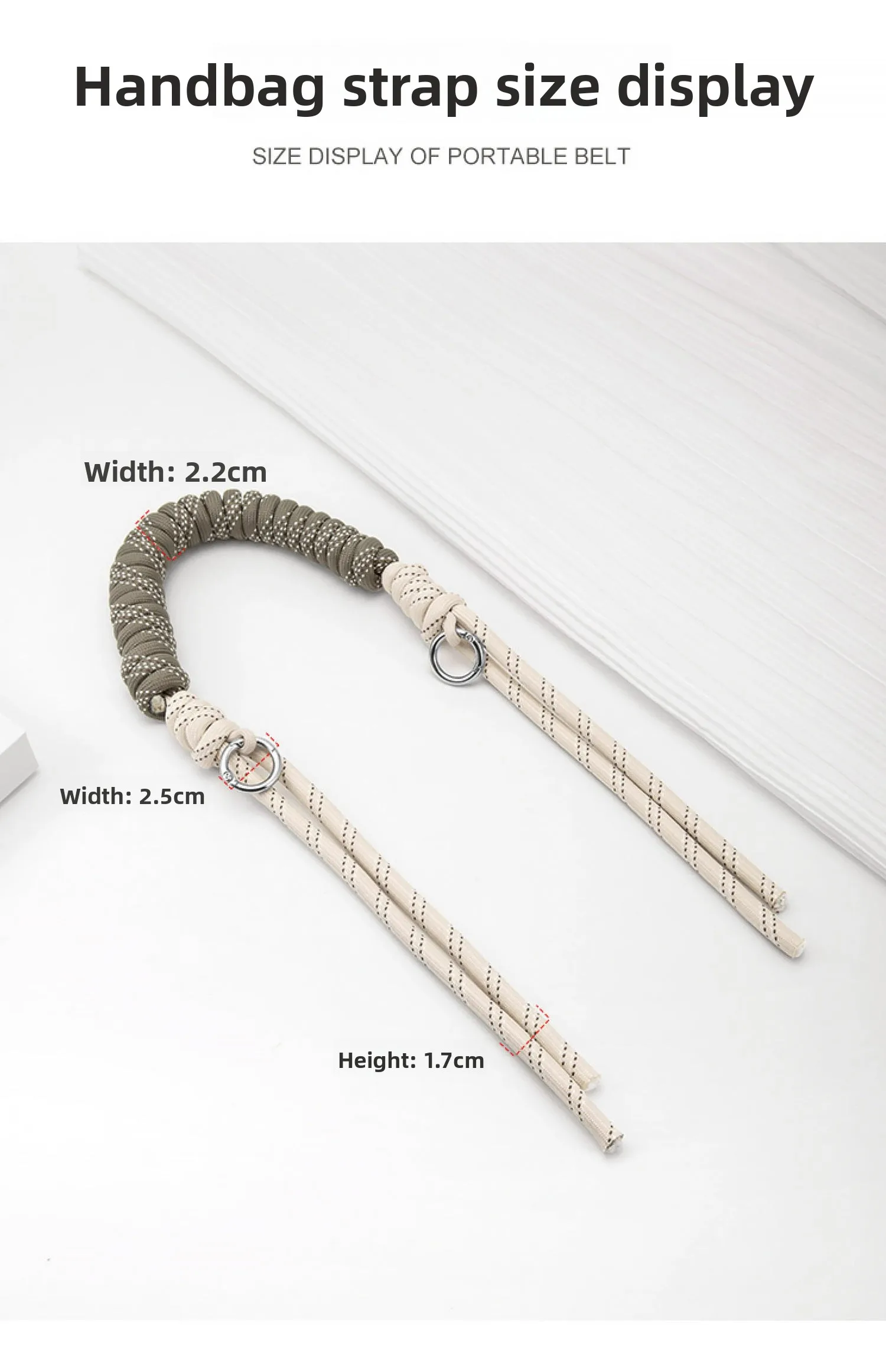 Woven Hand Strap and Underarm Strap Conversion Buckle for Bride a Brace Case S Bag Strap Modification No Damage to Your Bag