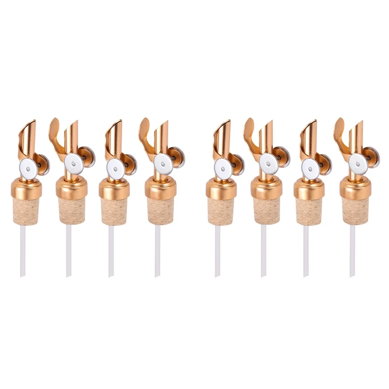 8-pakowy wylewka do oliwy z oliwek z korkiem Nalewaki do likieru Korek do oliwy z oliwek i octu do zaskórników kuchennych, likieru lub olejków