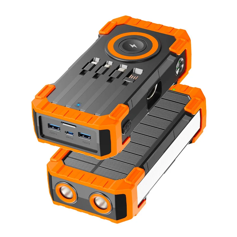 Magnetic Solar Power Bank 30000mAh PD 65W Fast Charger for Laptop Magsafe Wireless Fast Charger Powerbank for iPhone Apple Watch