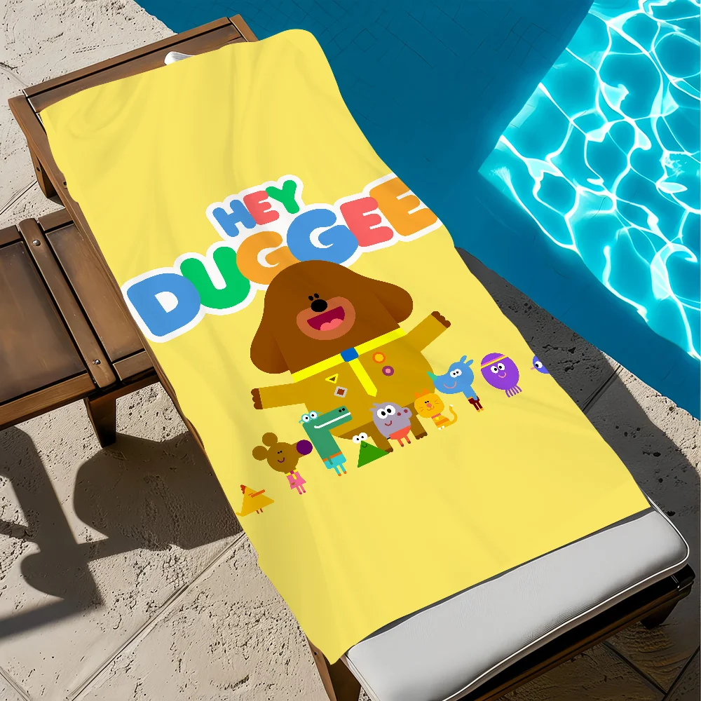 Милое полотенце с рисунком Hey d-Duggees, пляжное полотенце, быстросохнущие мягкие полотенца для бассейна, подарок для путешествий, тренажерного зала, душа, кемпинга, спорта Милое полотенце с рисунком Hey d-Duggees, пляжное полотенце, быстросохнущие мягкие полотенца для бассейна, подарок для путешествий, тренажерного зала, душа, кемпинга, спорта