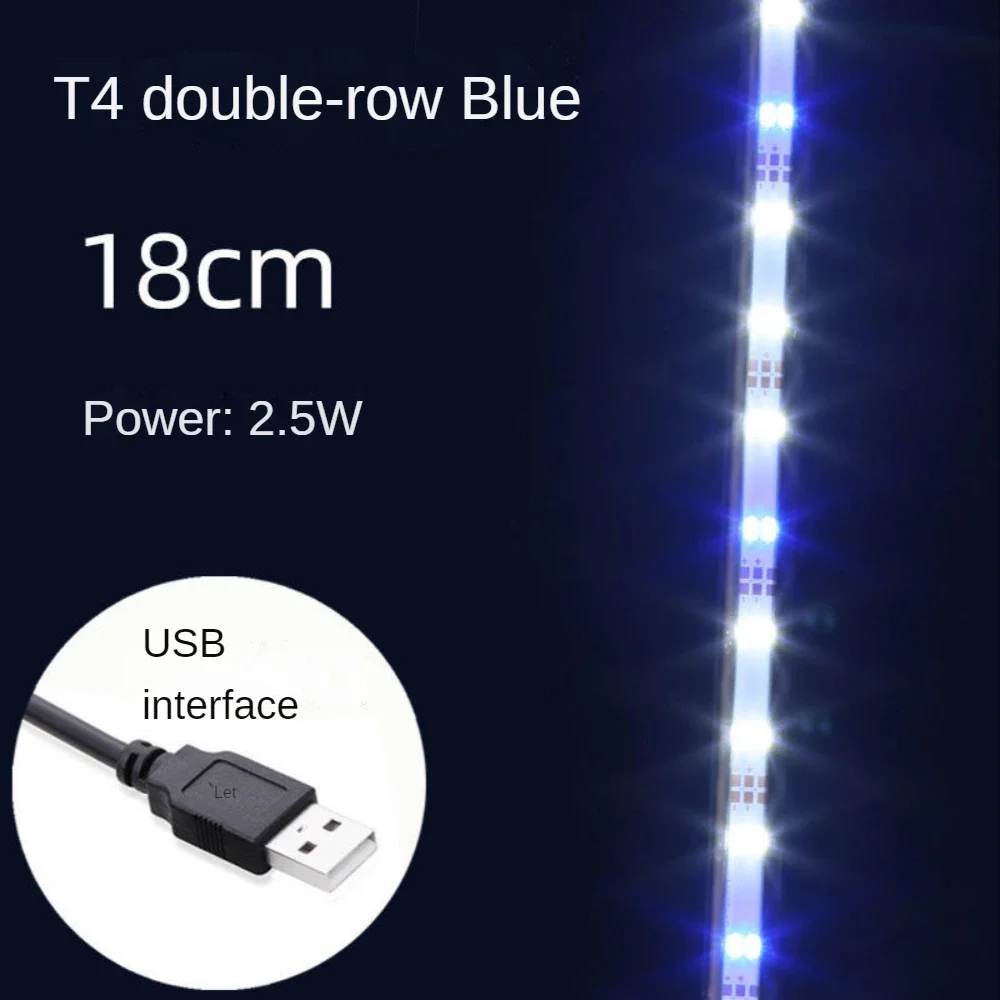 Submersible LED Fish Tank Light Bar Multi-Color LEDs Change,19-119CM,Full Spectrum LED Aquarium Ornamental Plant Strip Light