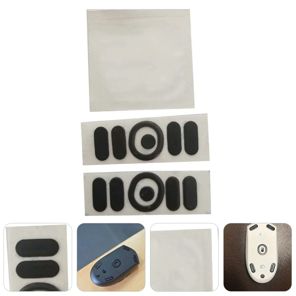 2Sets Replacement Mouse Skate Feet Compatible with G304 High Softness Non-Sticky Mouse Foot Sticker for Gaming Computer Use