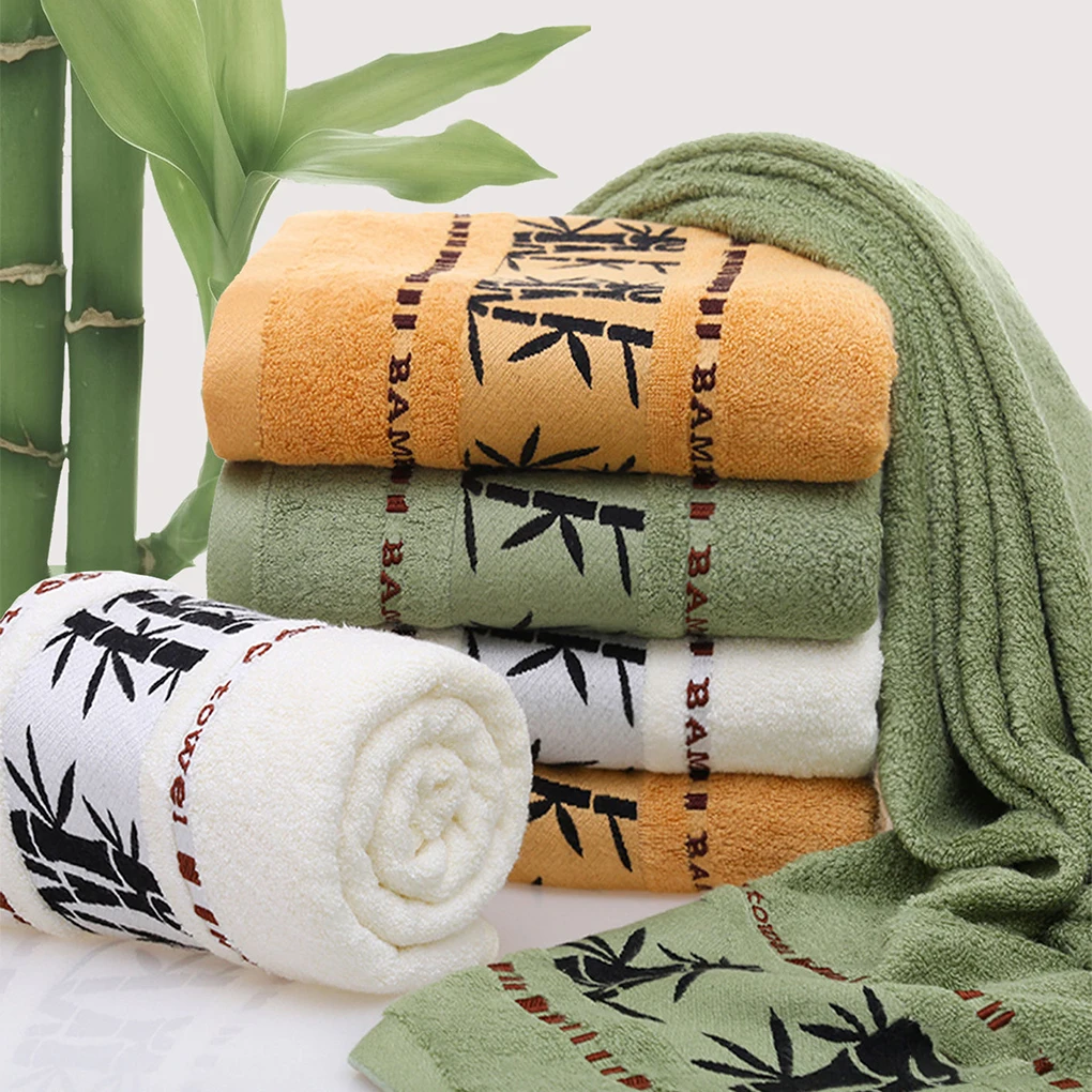 

Lightweight And Portable Premium Bamboo Fiber Towels Set For Adults Soft And Comfortable Beige