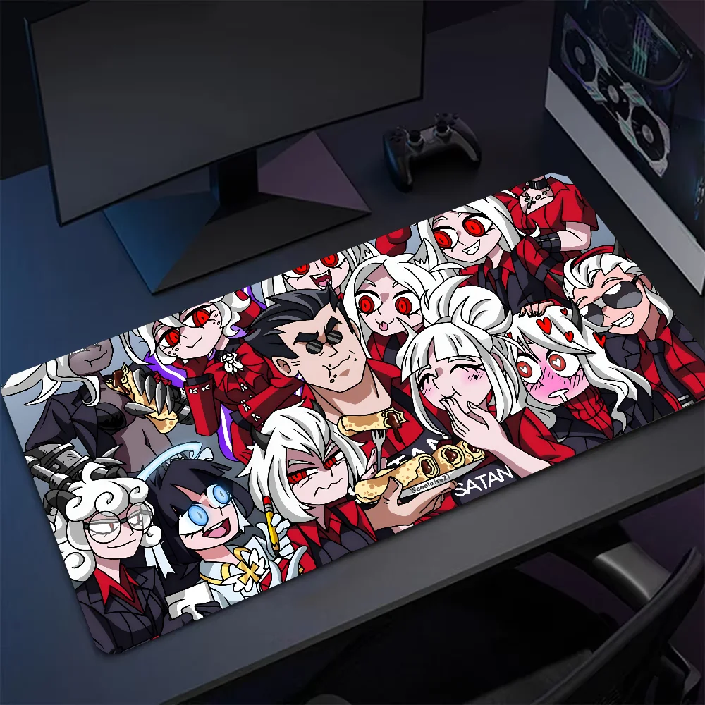 

H-Helltaker Mousepad Mouse Mat Desk Mat With Pad Gaming Accessories Prime Gaming XXL Keyboard Pad Padding Mat