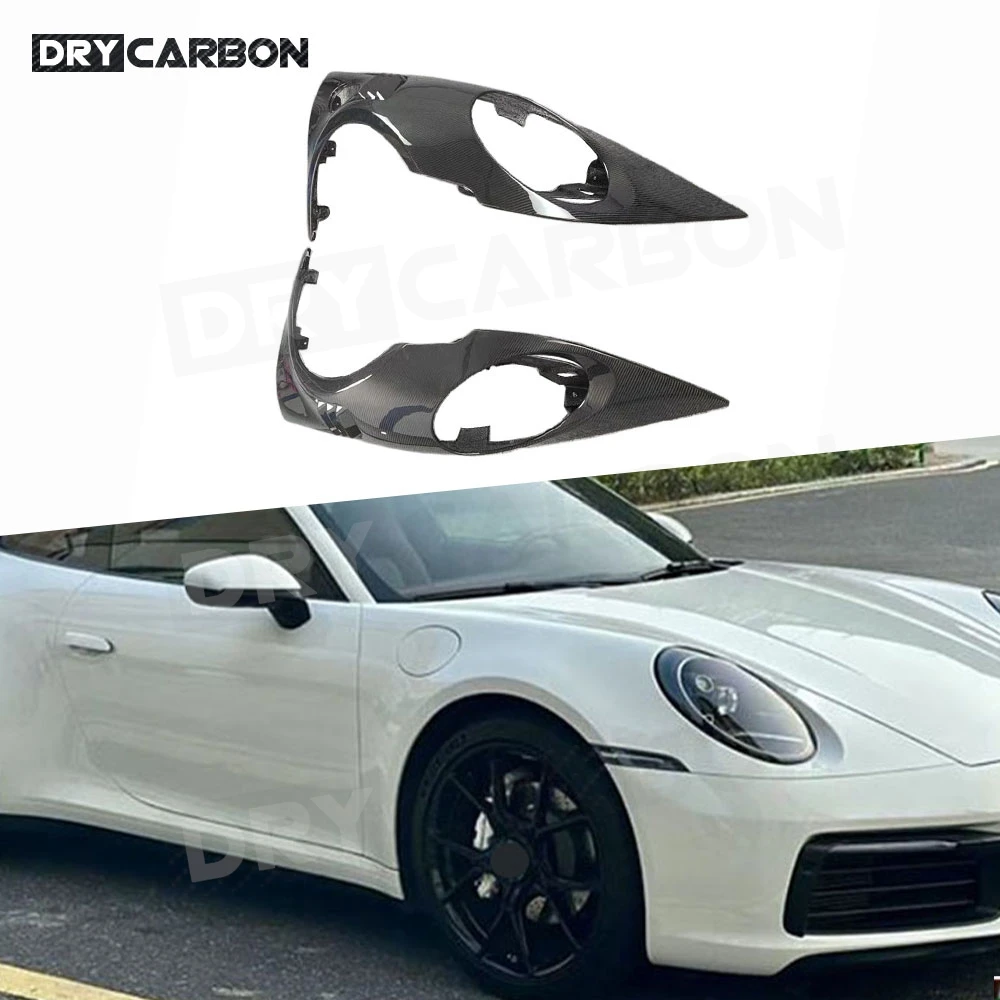 

Передний бампер из углеродного волокна, боковые крылья, сплиттер, спойлер, аксессуары для Porsche 992 2021-2024, комплекты кузова FRP