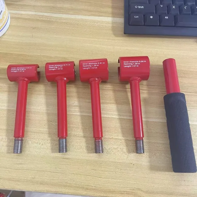 New double-headed seam adjustment tool multi-specification process carrying labor-saving flag-shaped open hinge hinge