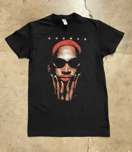 90s Dennis Black Unisex T-Shirt Printed Digital Summer Streetwear Casual Comfort High Quality Cotton Oversized T-shirt Rack Roll
