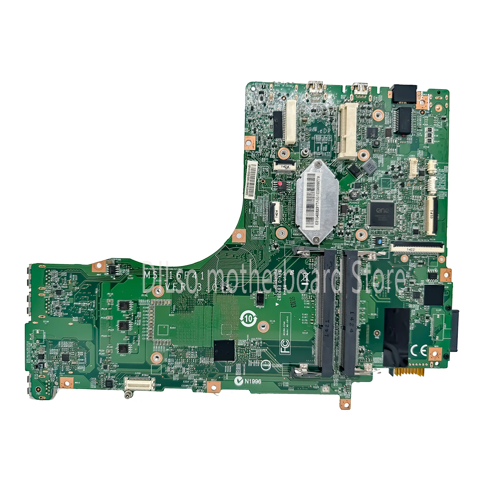 KEFU MS-16F41 VER:1.1 Mainboard FOR MSI GT60 20C MS-16F4 MS-16F41 Laptop Motherboard DDR3 PGA 947 100% Tested Fast Ship