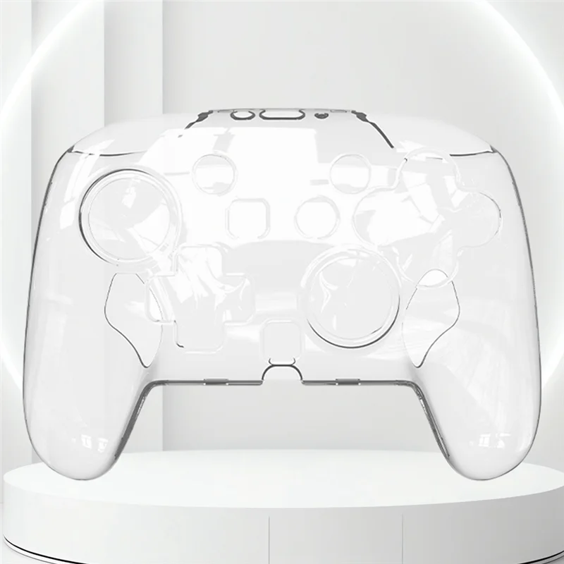 FFYY-Gamepad-Abdeckungsschale für Switch 2Pro Controller, kristalltransparente, kratzfeste Schutzhülle, verschleißfest
