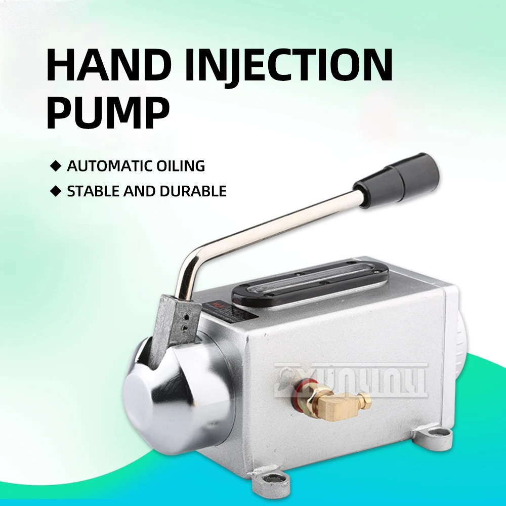 

Engraving machine oil pump hand pressure oil pot pump hand pump machine tool oil injection slider lubrication oil injection pump